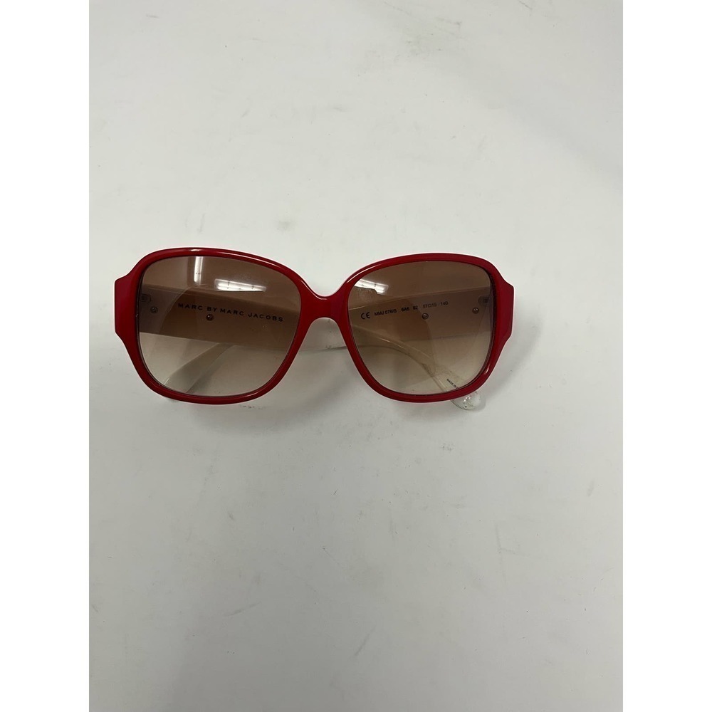 Marc By Marc‎ Jacobs MMJ 076/S Women's Red Glass Lens Plastic Frame Sunglasses